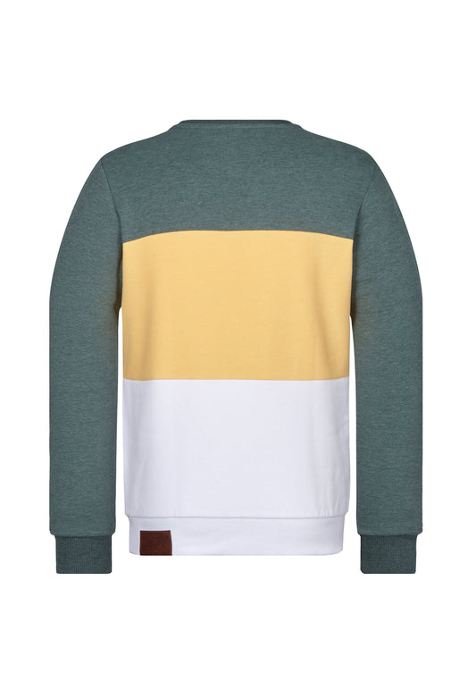 Ich trage Mantel 20 - Jungle Green Melange/Sun Yellow